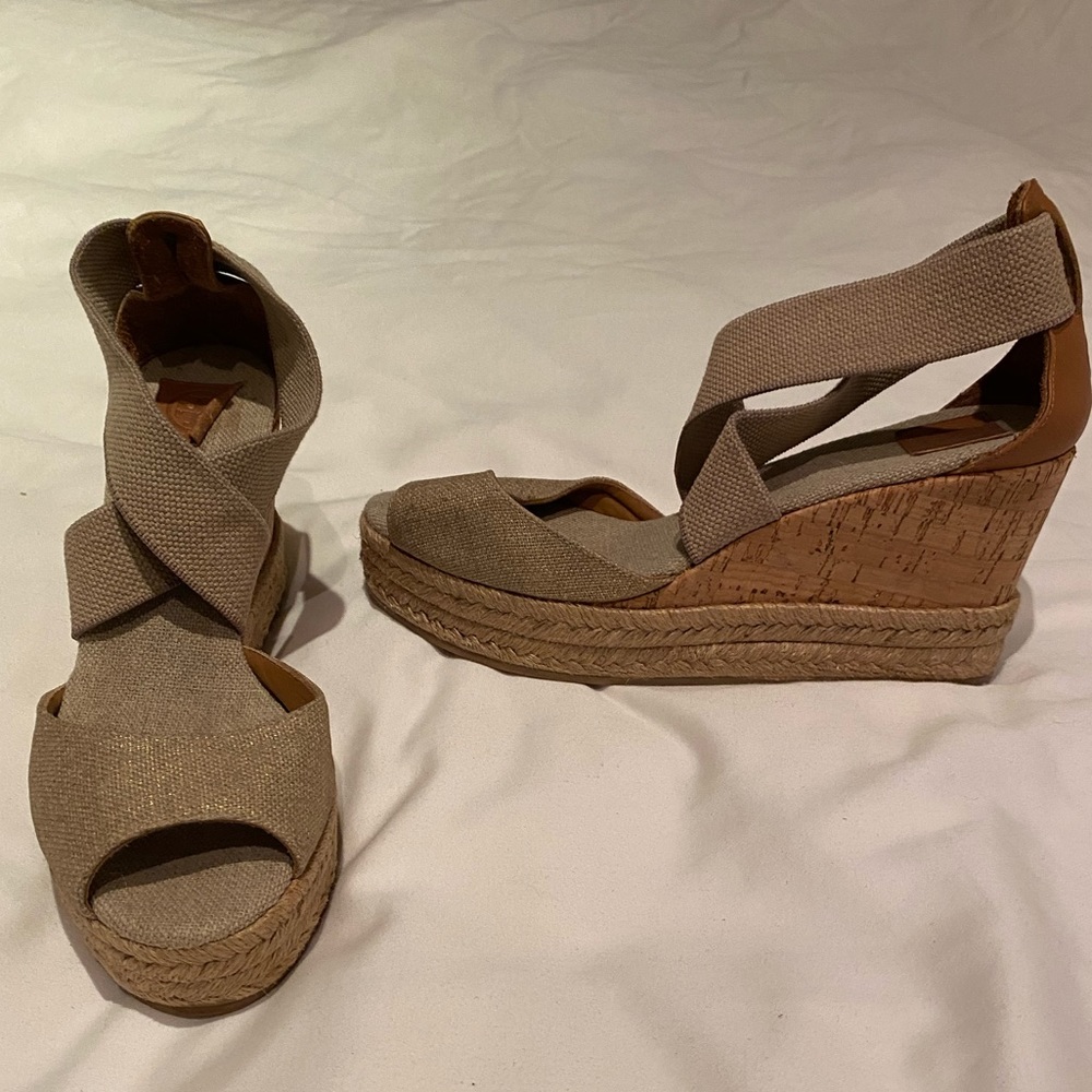 New Tory Burch Espadrille Wedge Freida 6.5